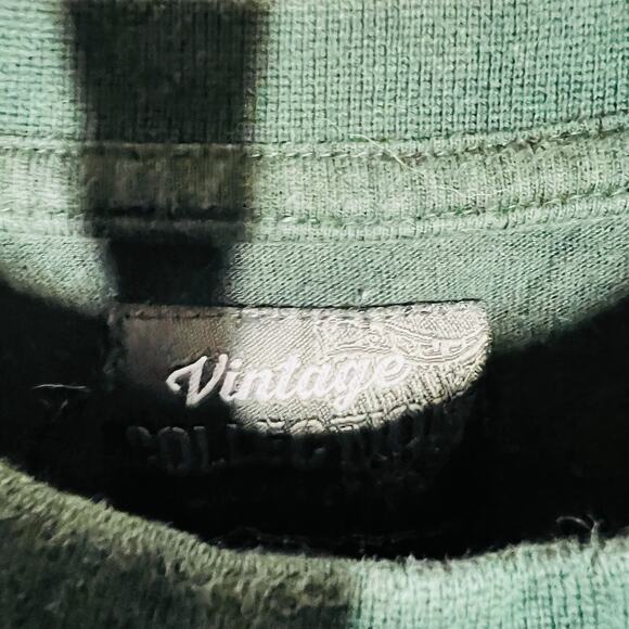 Vintage Collection Embroidered Galway Ireland Tee Relief Applique Green - XS - Picture 3 of 4